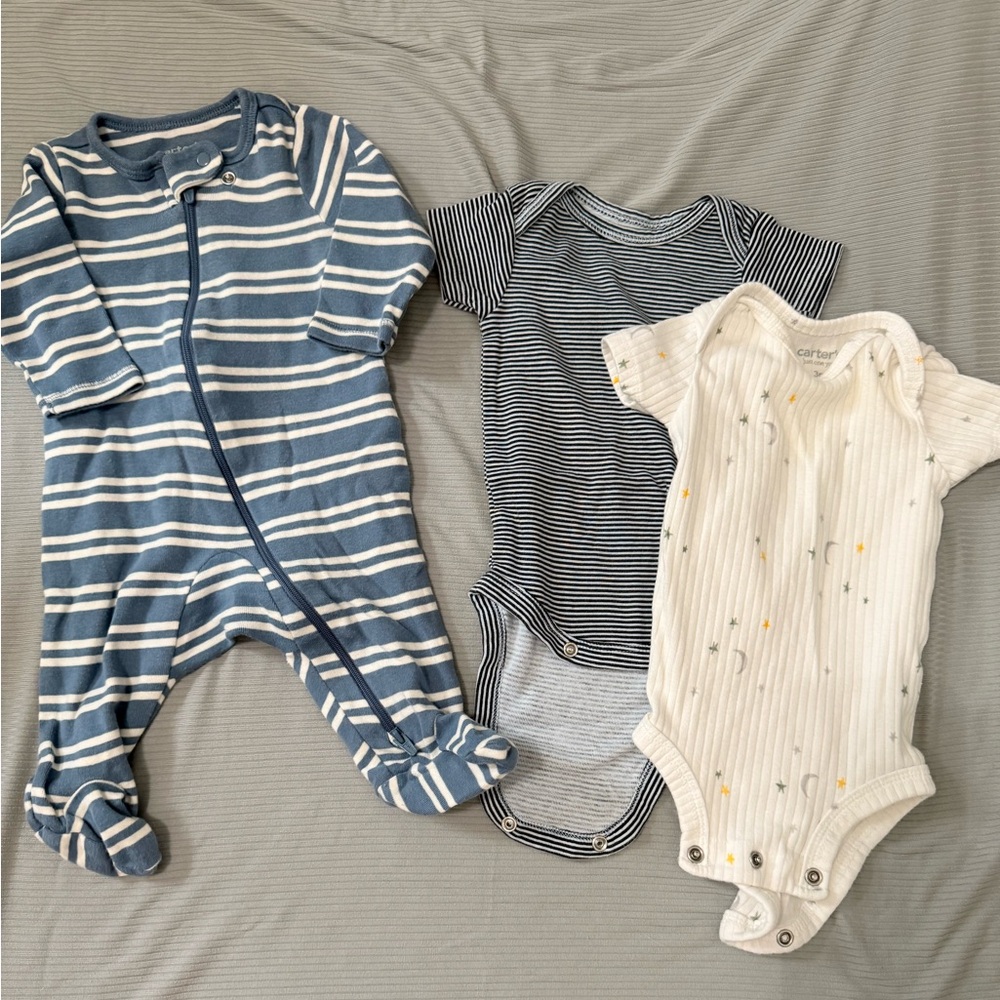 2-pack Onesie's & footed Pj